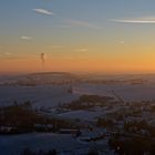 Winterlandschaft aus der Vogelperspektive