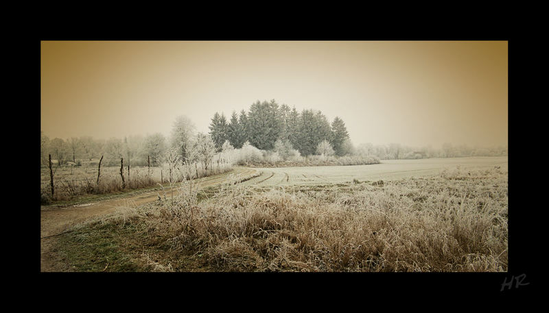 Winterlandschaft aus Garching, 2005