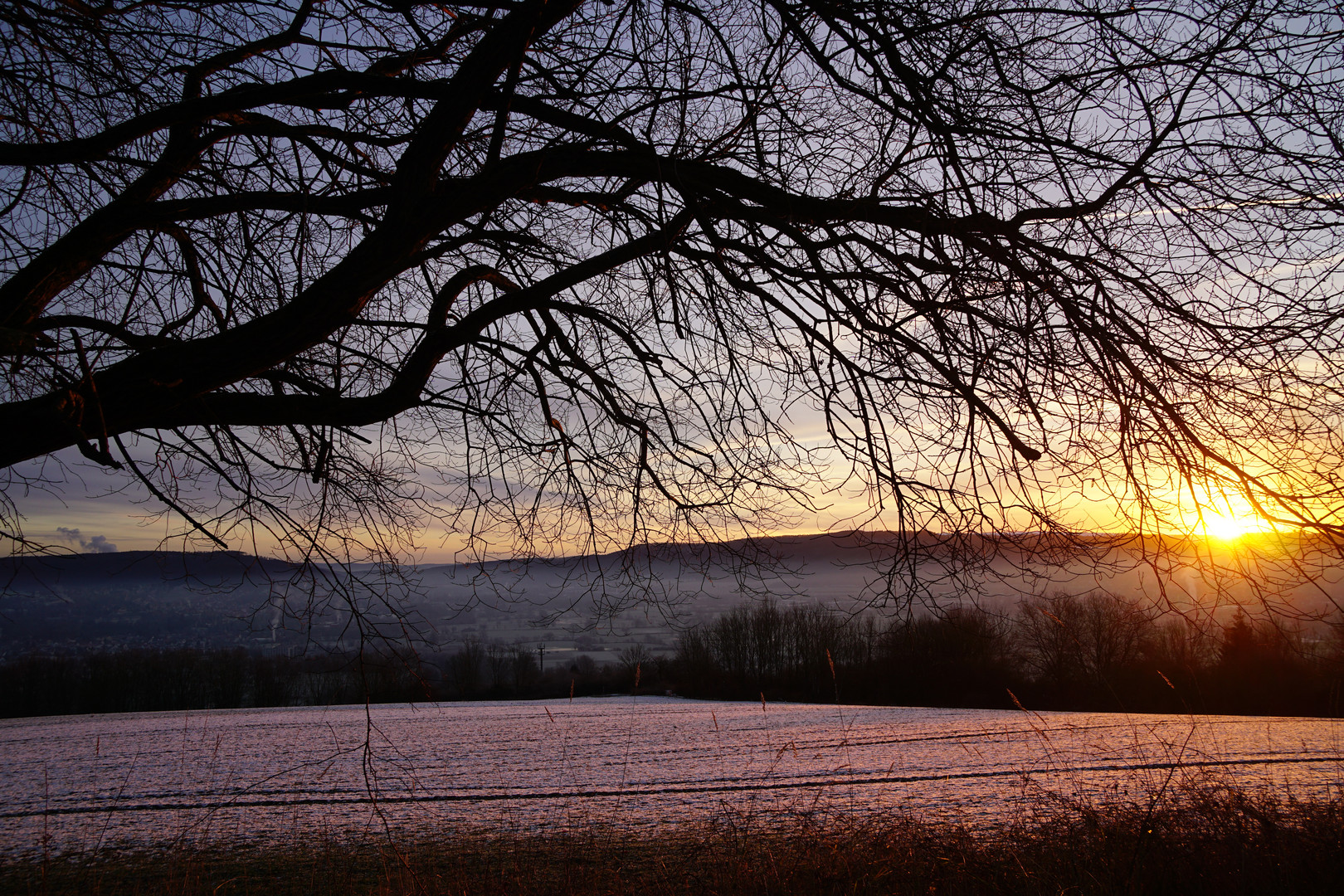 Winterlandschaft bei Bad Pyrmont