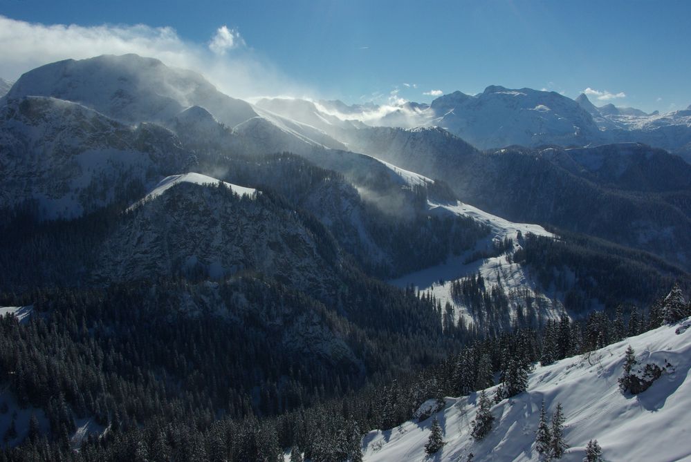 Winterlandschaft bei Berchtesgaden