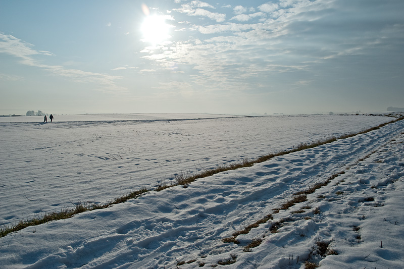 Winterlandschaft bei Eppingen