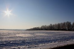 Winterlandschaft bei Jena