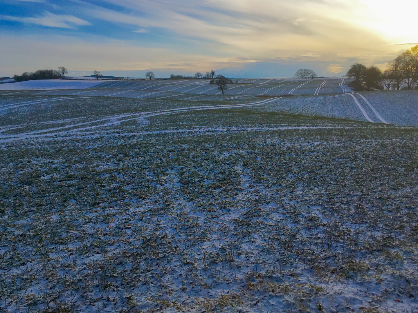 Winterlandschaft bei minus 15° Celsius