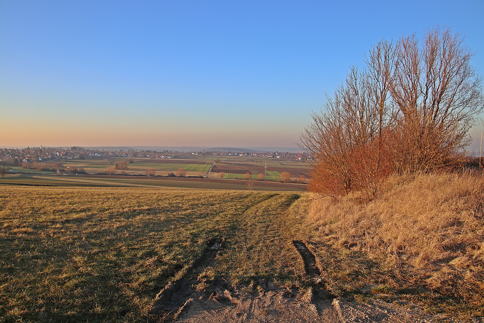 Winterlandschaft bei Reutlingen