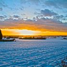 Winterlandschaft bei Sonsbeck/Niederrhein