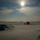 Winterlandschaft bei Vollmond