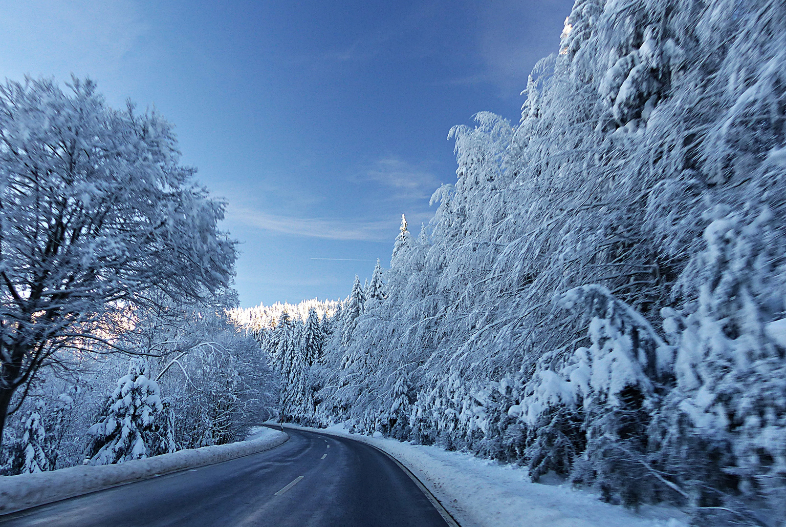 Winterlandschaft beim Arber