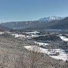 Winterlandschaft- das Gailtal mit Dobratsch