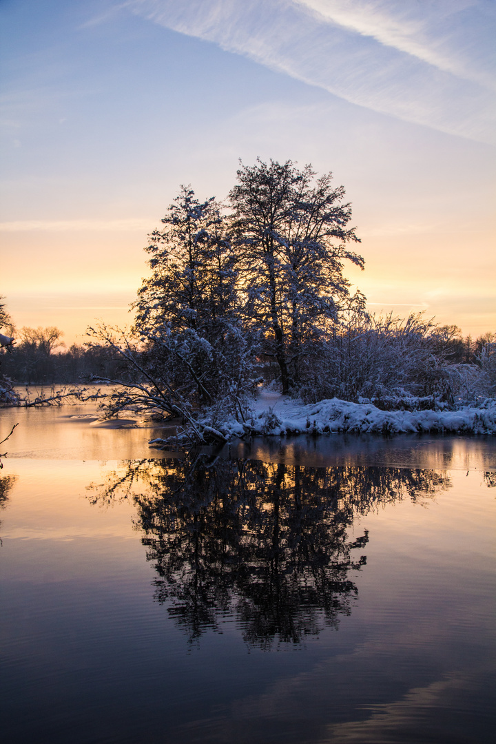 Winterlandschaft De-Witt-See