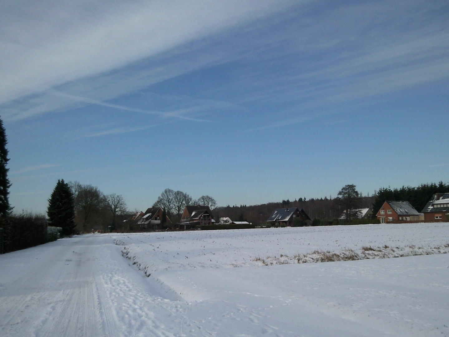 Winterlandschaft (Farbig)