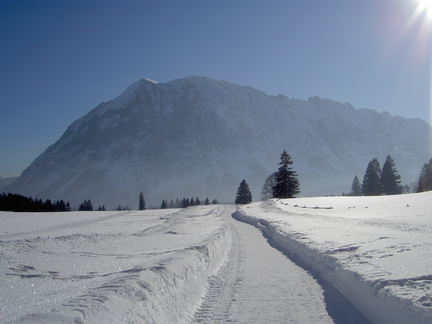 Winterlandschaft, Grimming 2351m