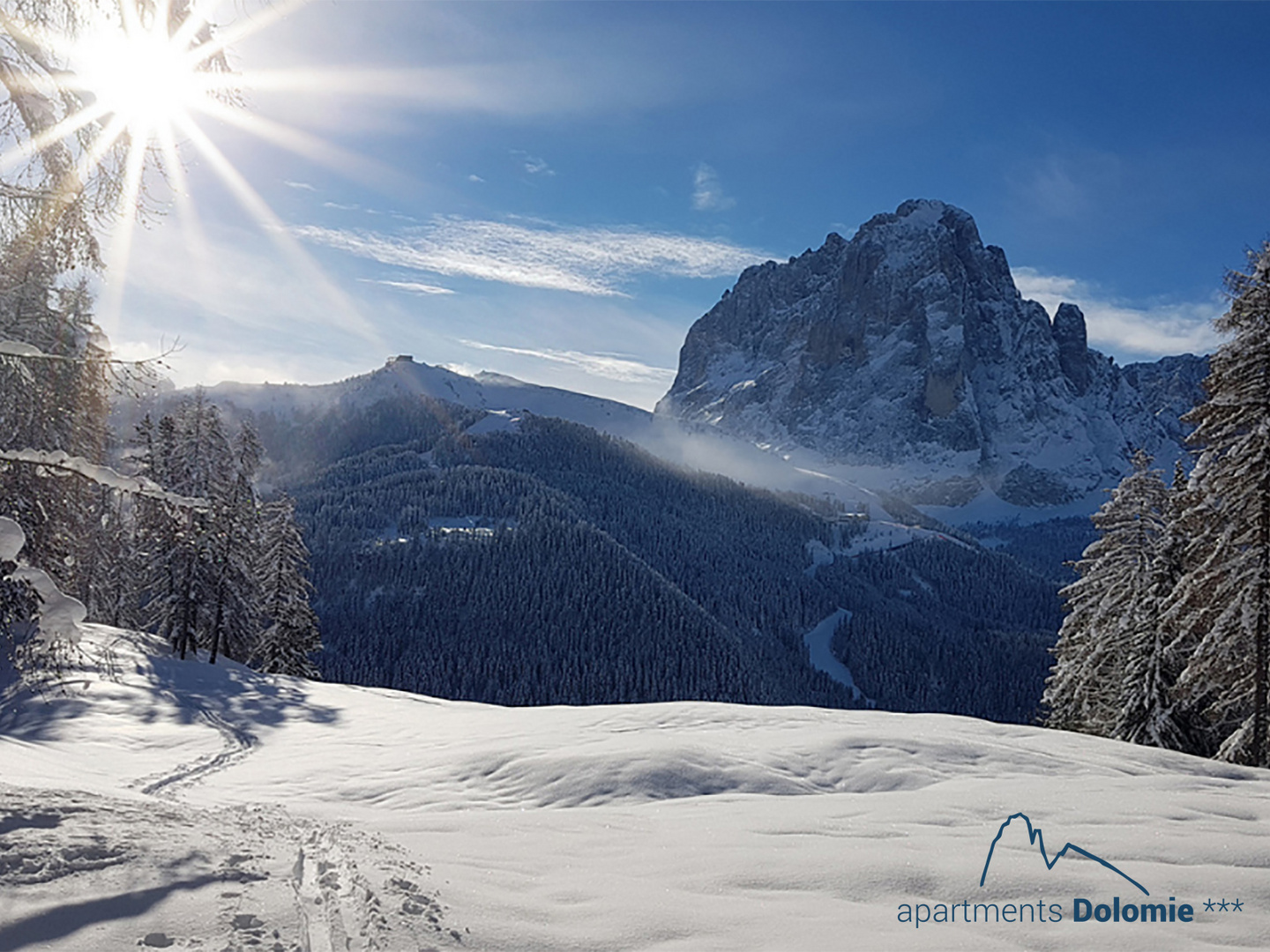 Winterlandschaft Gröden - Val Gardena