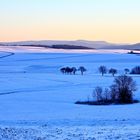 Winterlandschaft hinter dem Meißner