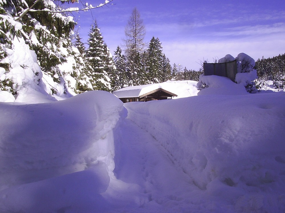 Winterlandschaft im Berchtesgadener Land