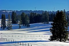 Winterlandschaft im Berner Jura