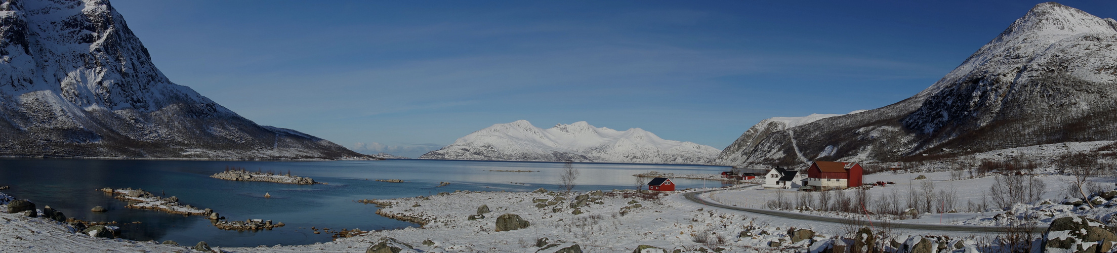 Winterlandschaft im nördlichen Norwegen...