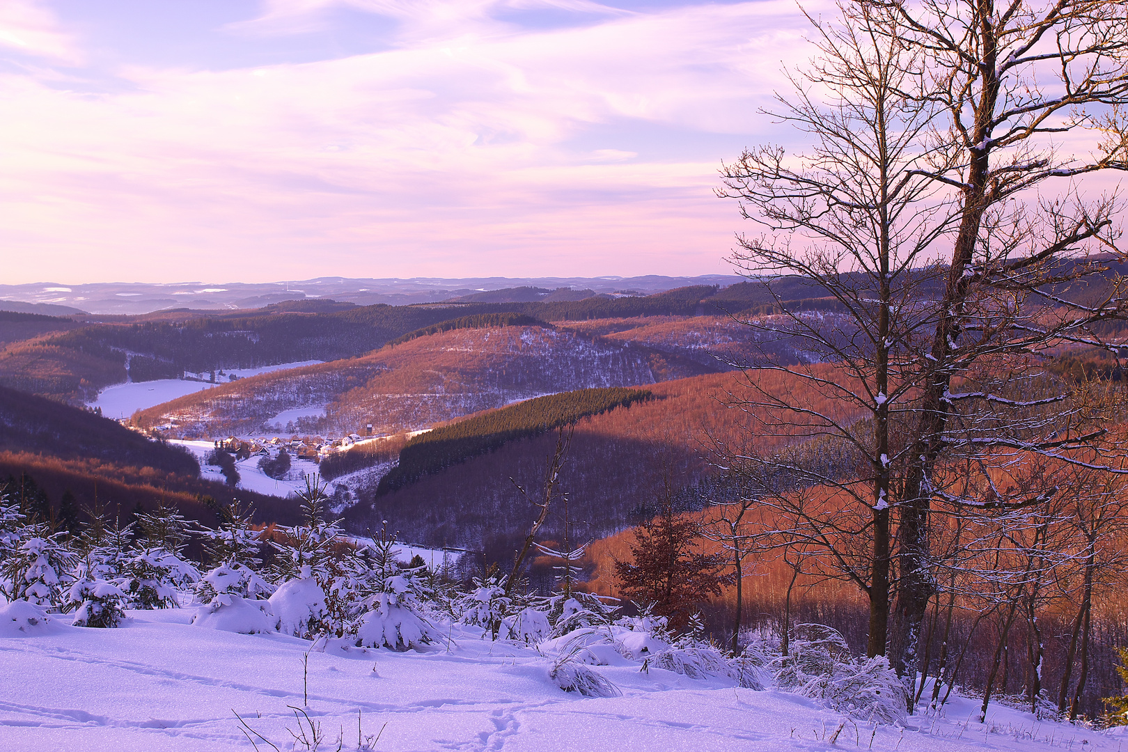 Winterlandschaft im Rothaargebirge / Bild 1