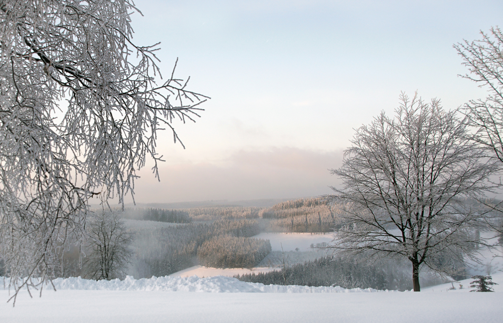 Winterlandschaft im Sauerland