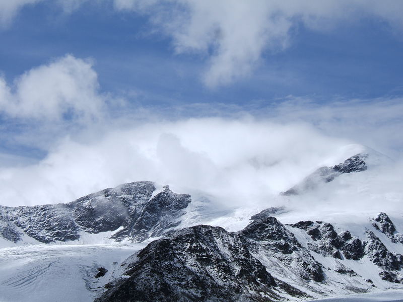 Winterlandschaft im Sommer