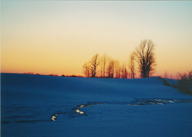 Winterlandschaft in Amerika