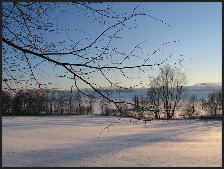 Winterlandschaft in Bad Steben