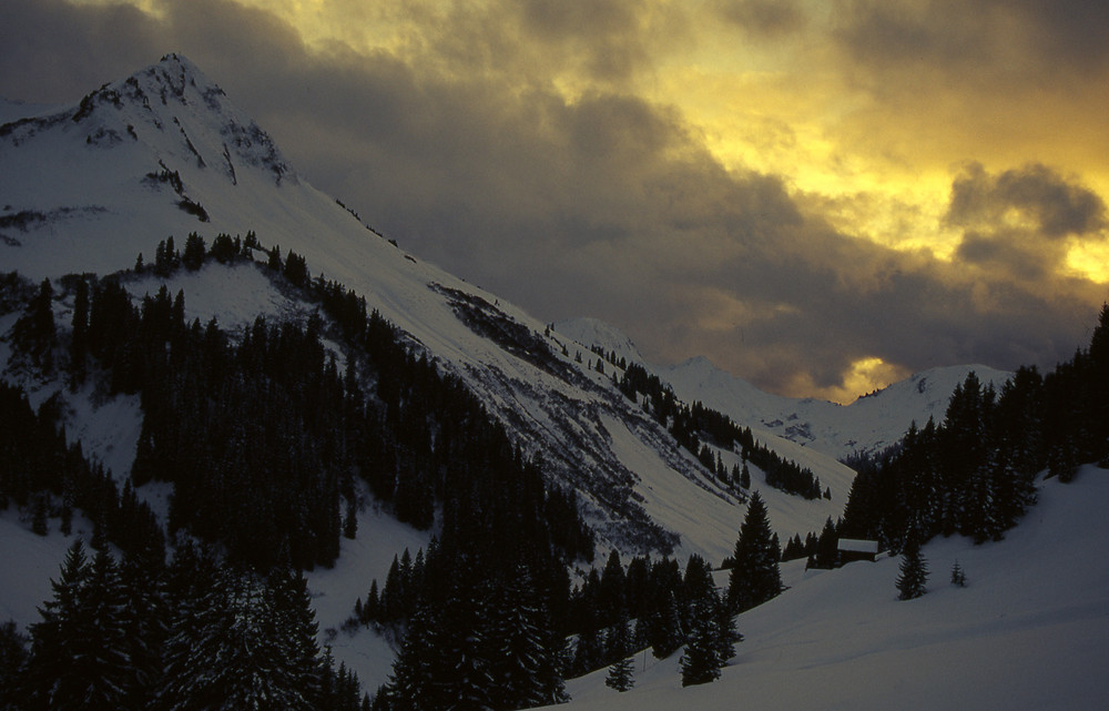 Winterlandschaft in Damüls