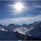 Winterlandschaft in den Bergen