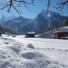 Winterlandschaft in den Schweizer Alpen