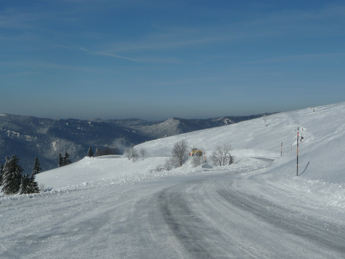 Winterlandschaft in den Vogesen, Elsaß/ Frankreich