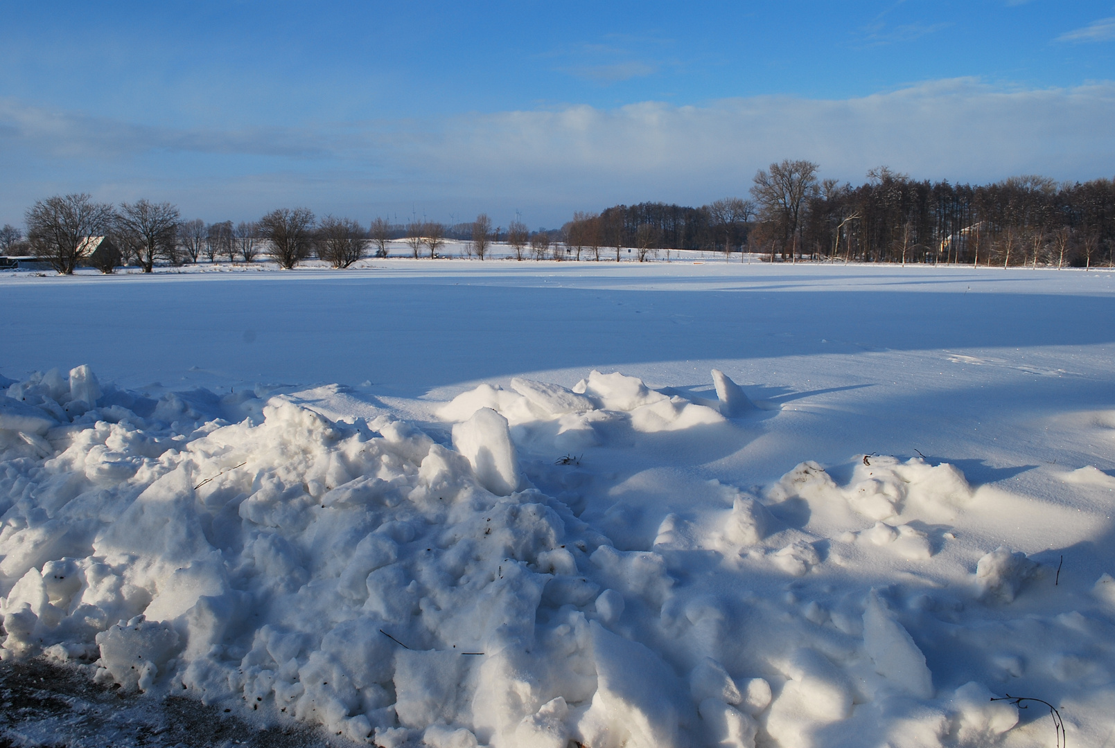 Winterlandschaft in der Prignitz