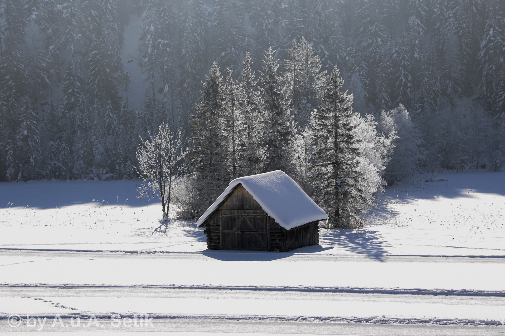 Winterlandschaft in der Ramsau