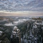 ...Winterlandschaft in der sächsischen Schweiz...