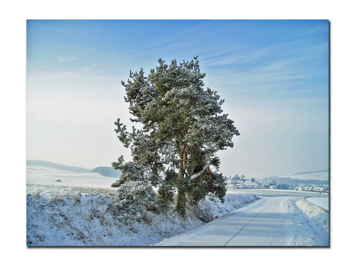 Winterlandschaft in der Schwalm