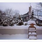 Winterlandschaft in der Stadt