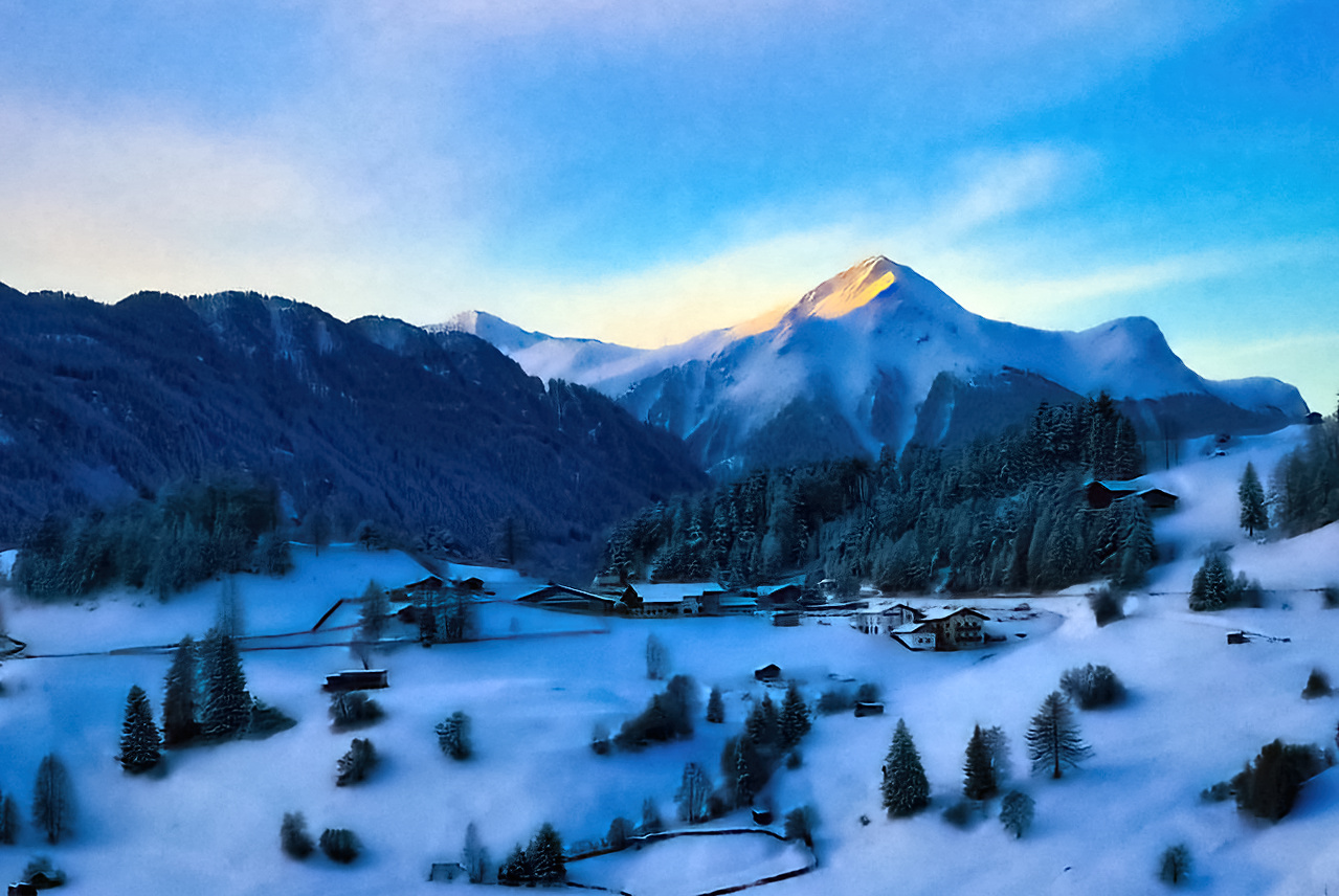 Winterlandschaft in Fiss/Tirol