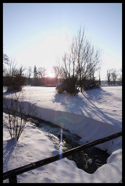 Winterlandschaft in Fürstlich Drehna