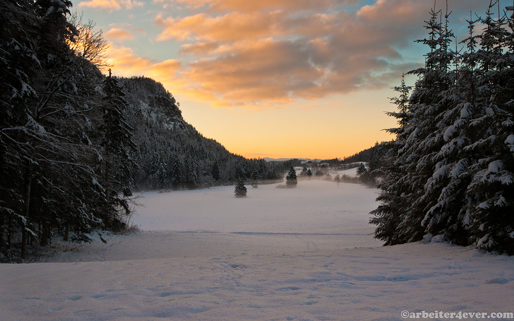 Winterlandschaft in Fuschl (Salzkammergut))