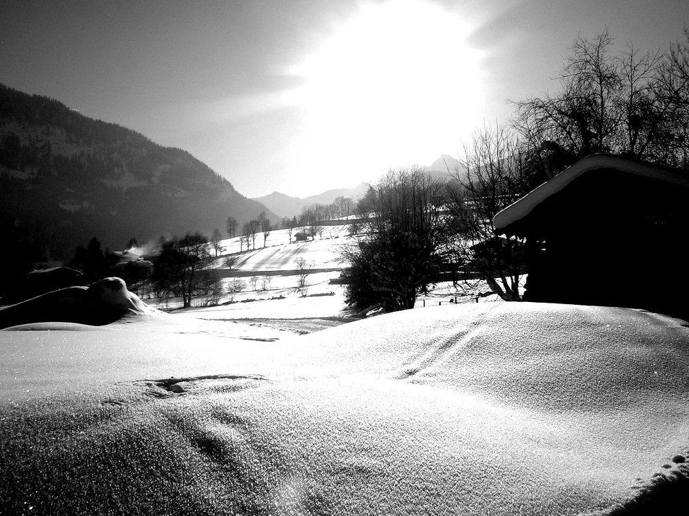 Winterlandschaft in Goldegg am See ´05