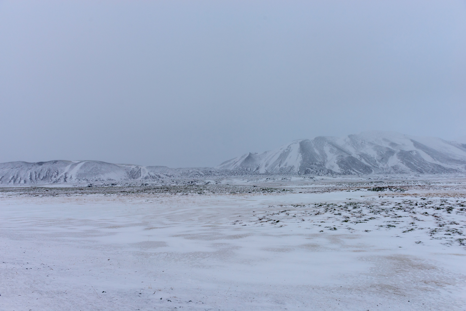 Winterlandschaft in Island