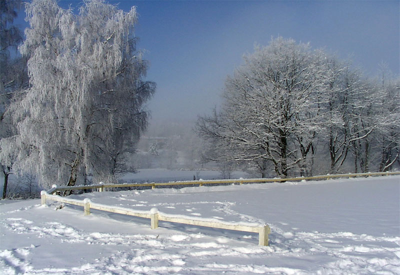 Winterlandschaft in Kell am See