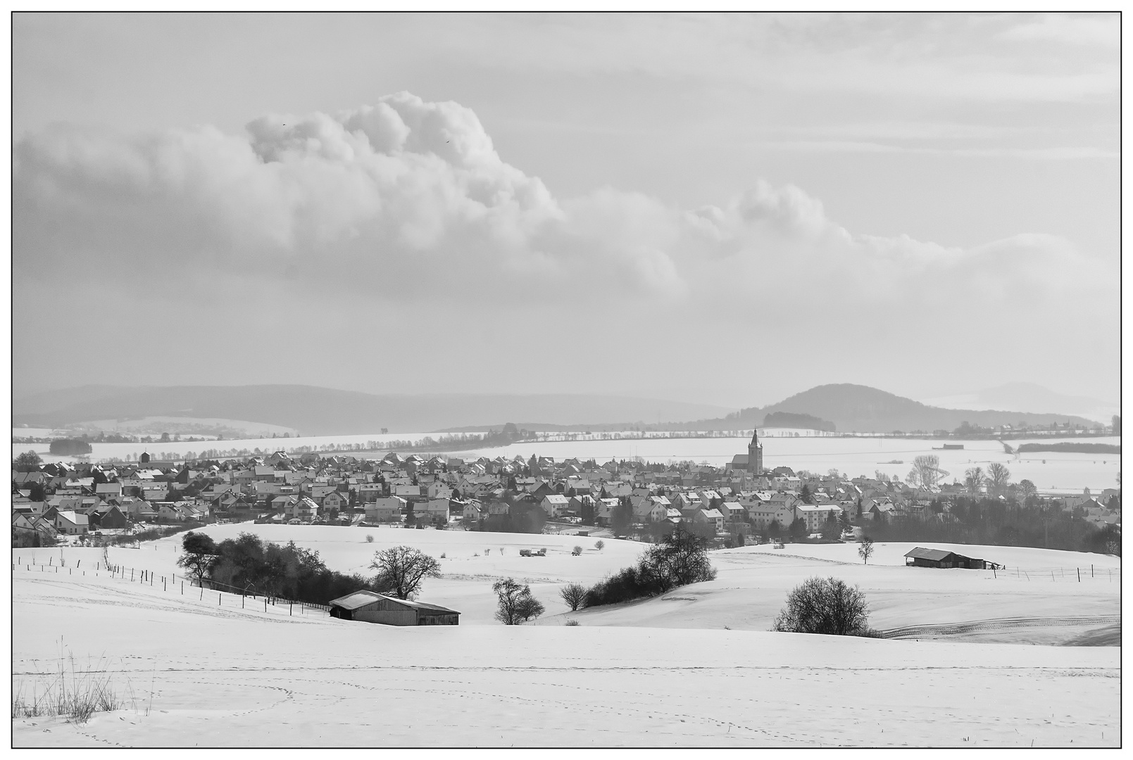 Winterlandschaft in Nordhessen