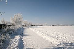 Winterlandschaft in Öfingen im Schwarzwald