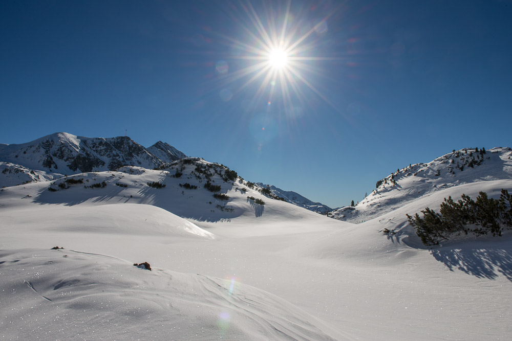 Winterlandschaft in Österreich