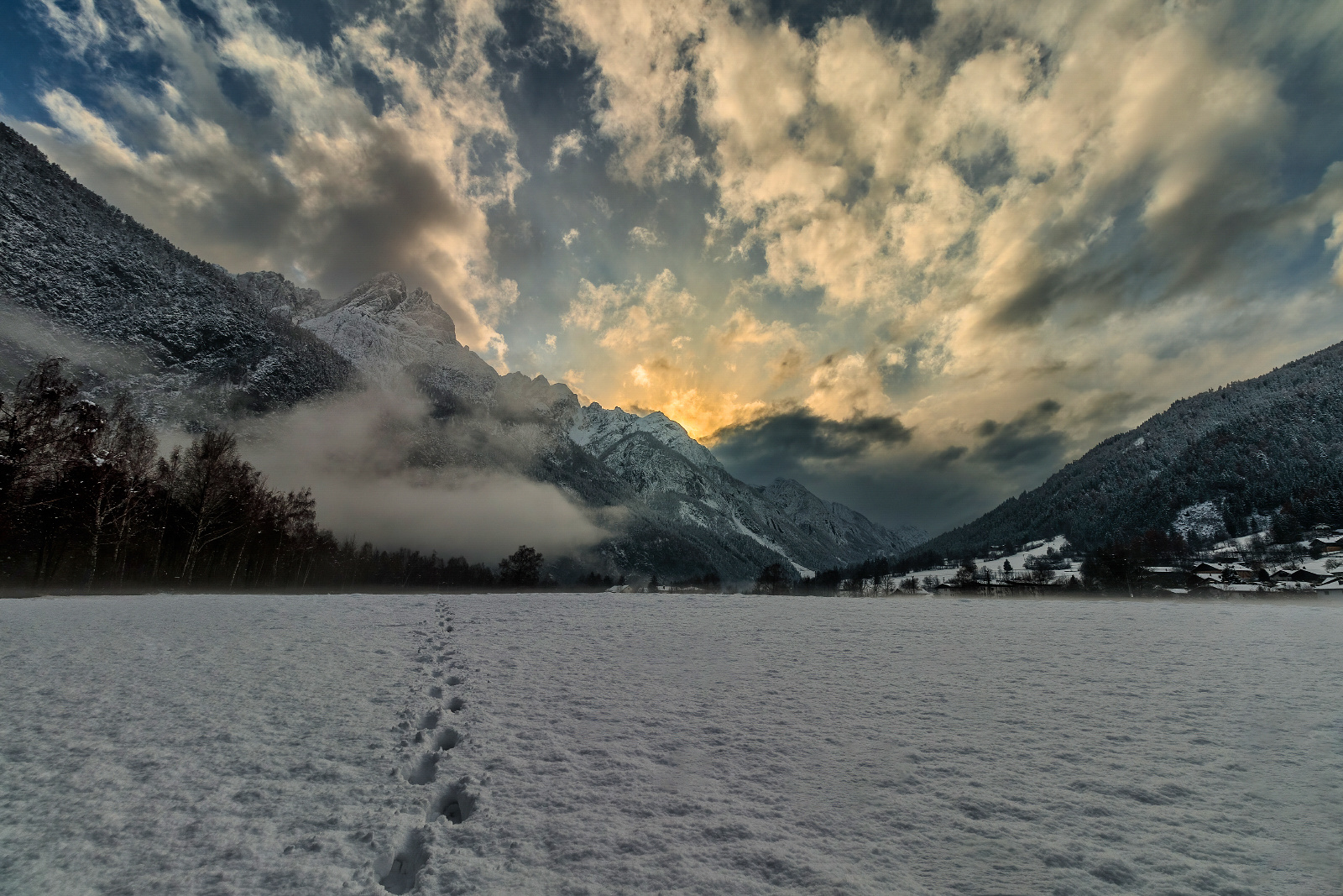 Winterlandschaft in Osttirol