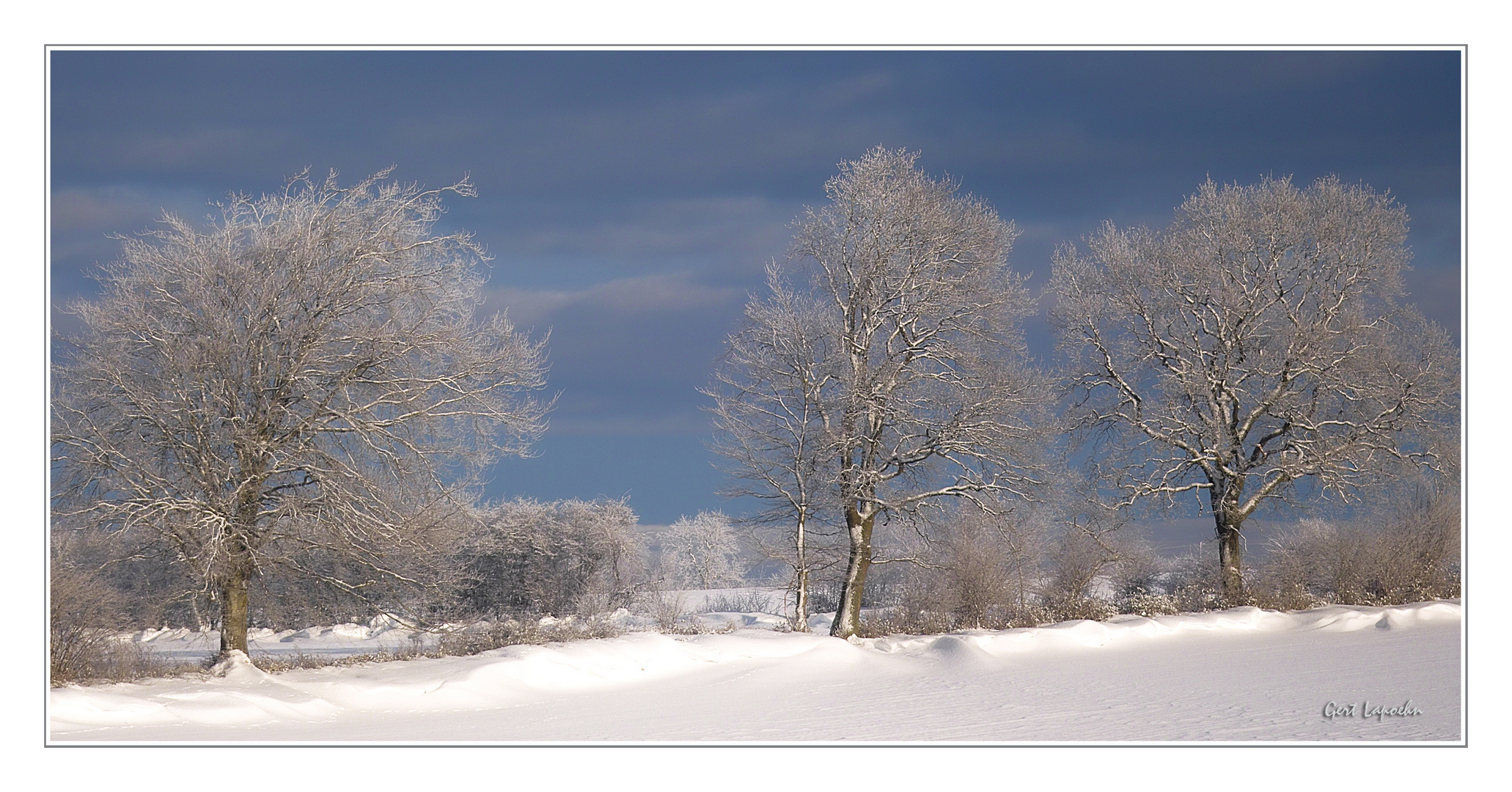 Winterlandschaft in Rüde bei Glücksburg