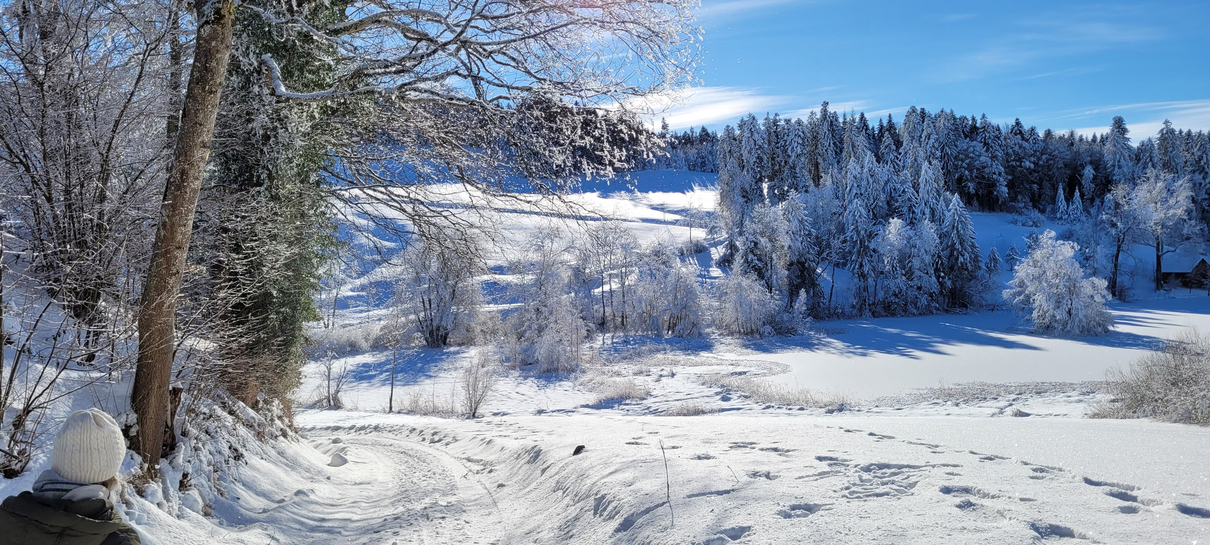 Winterlandschaft in St. Gallen