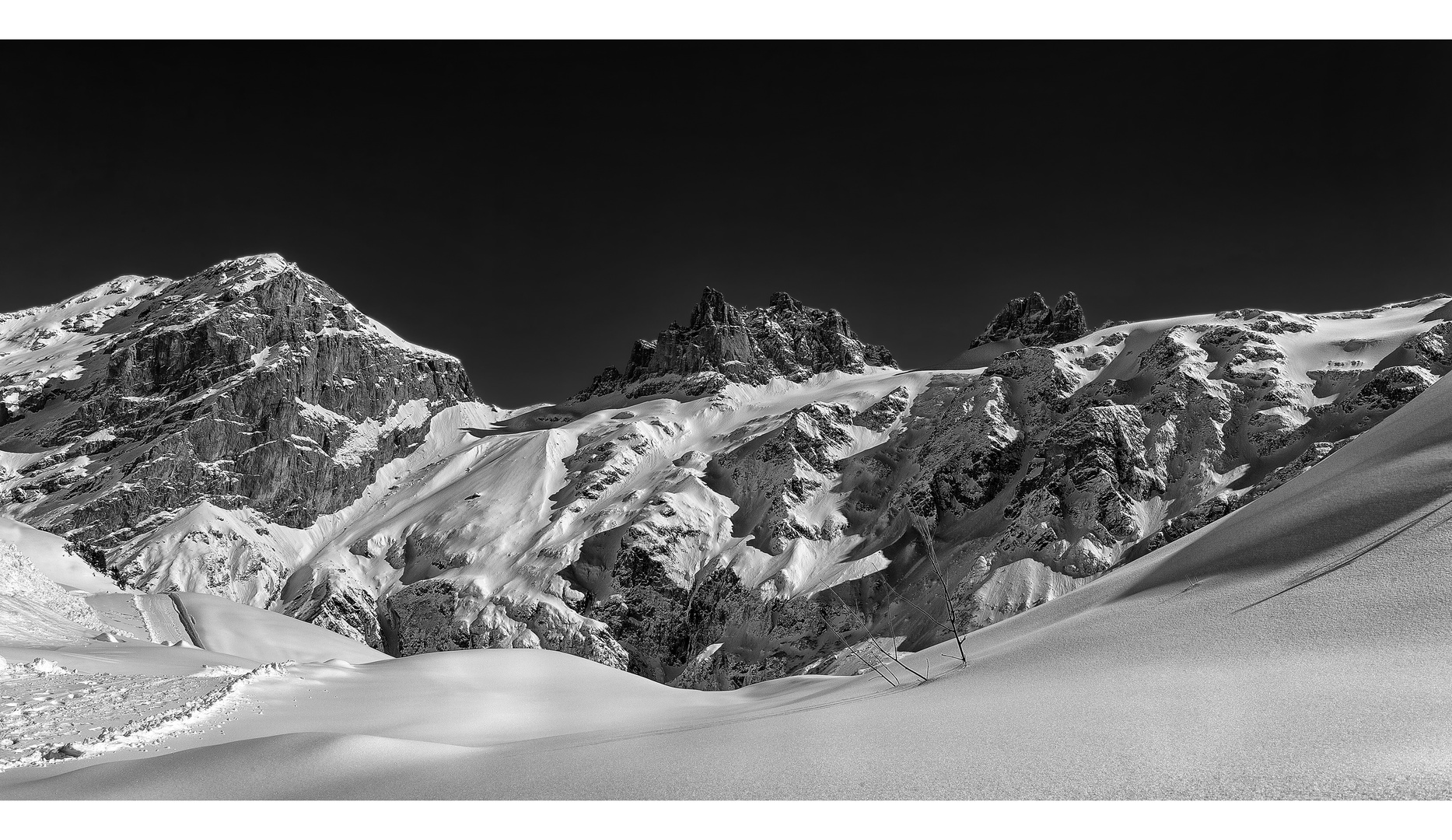 Winterlandschaft in sw