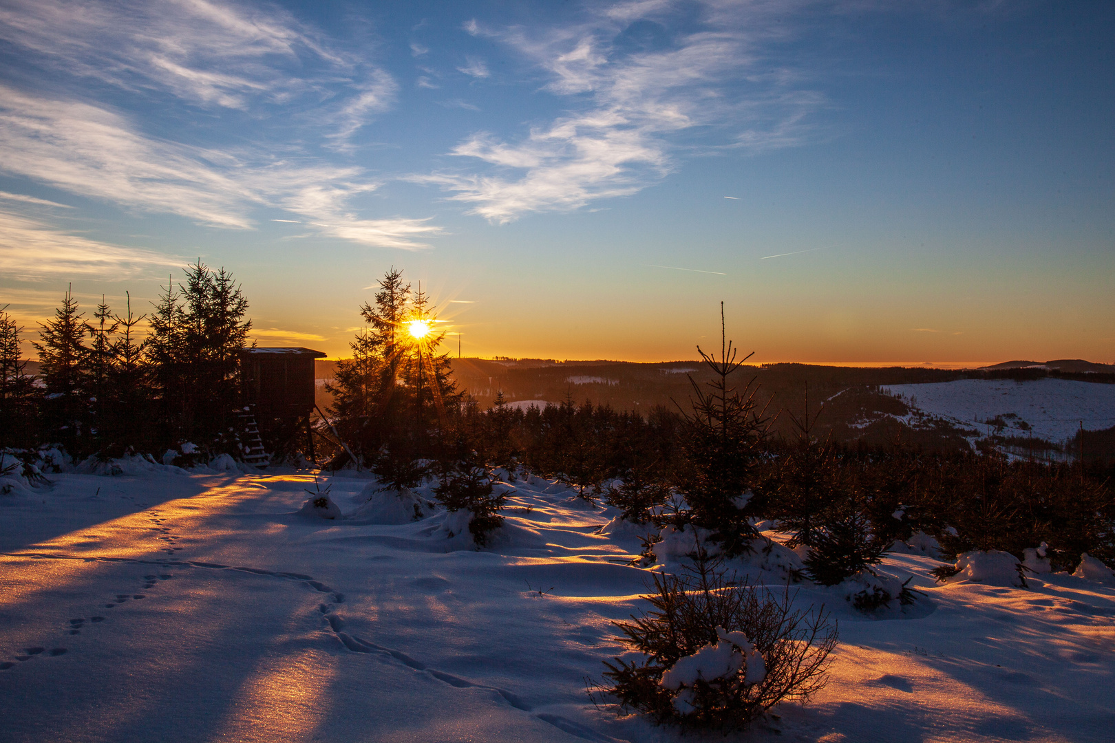 Winterlandschaft in Wittgenstein