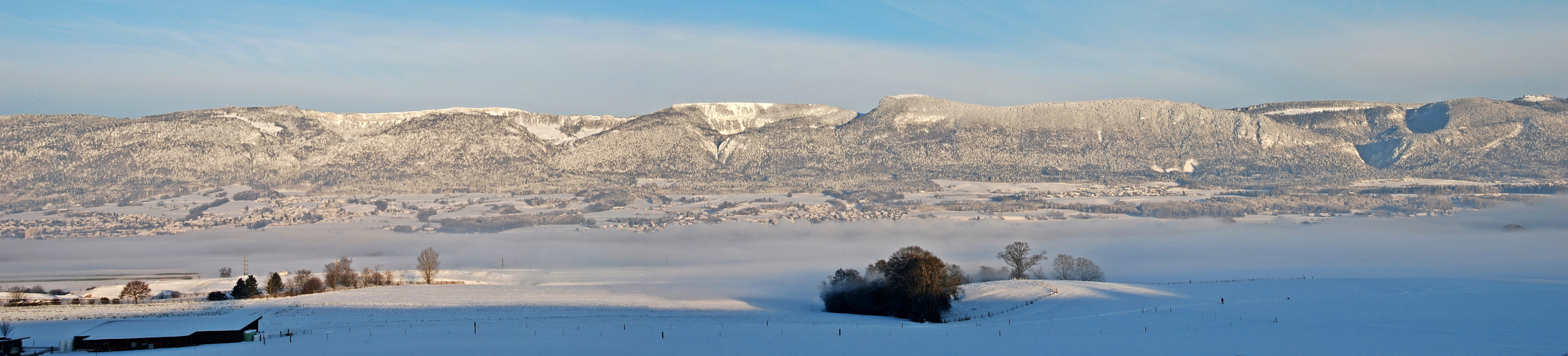 Winterlandschaft Jurasüdfuss