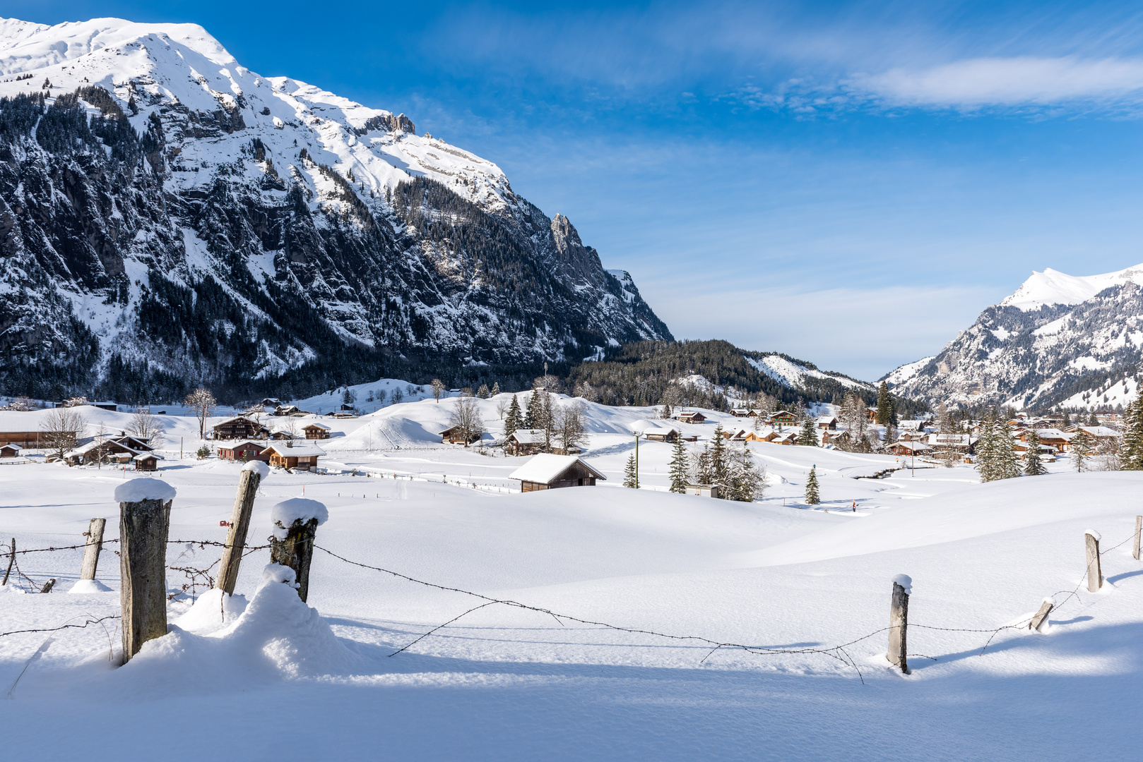 Winterlandschaft Kandersteg